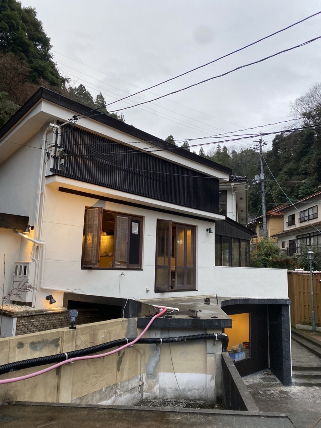 おしゃれカフェ外壁塗装・屋根塗装(島根県)